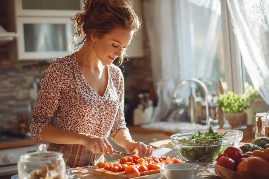 Healthy eating guide with meal ideas
