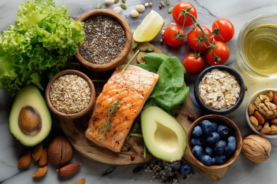 Healthy eating guide with meal ideas